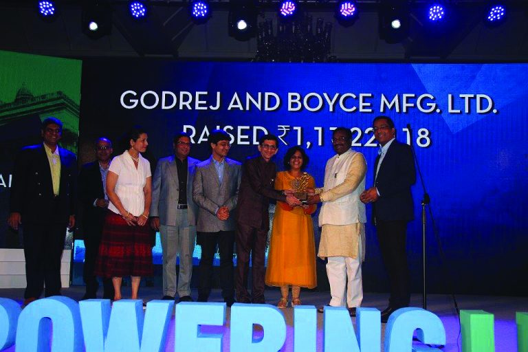 Godrej Wins ‘3rd Highest Fundraising Corporate’