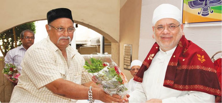 નવસારી તરફથી વડા દસ્તુરજીને અપાયેલી મુબારકબાદી