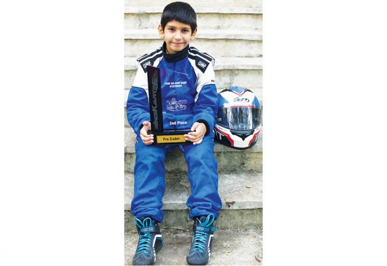 IndiKarting Podium for Hoshmand