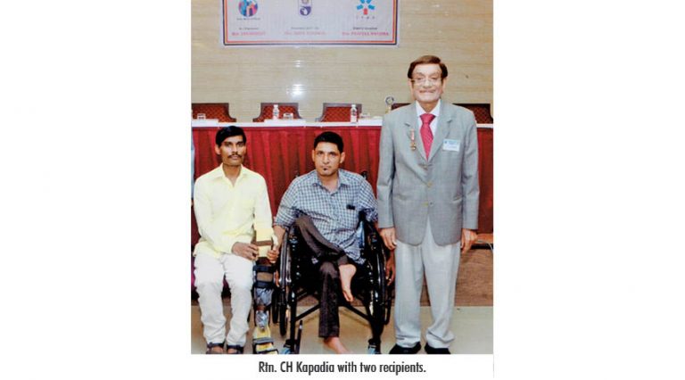 CH Kapadia  Donates For A Cause