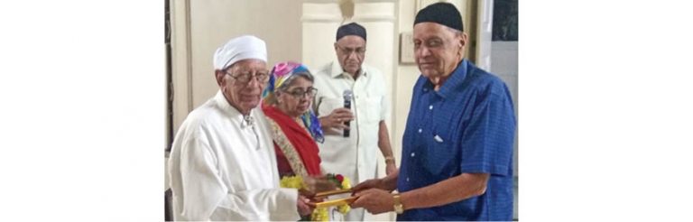 Hyderabad Parsis Felicitate Er. Kavas Umrigar For Thirty Years Of Service