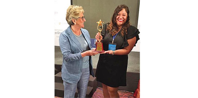 Delphi Wadia Awarded ‘Leadership And Innovation In Learning and Development’ By IWLF