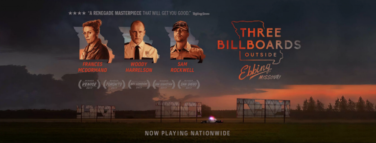 Film Review: THREE BILLBOARDS OUTSIDE EBBING, MISSOURI
