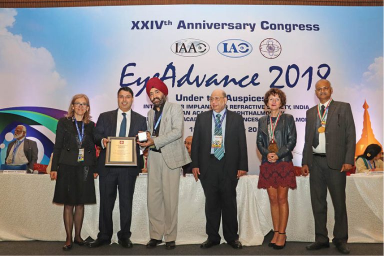 Dr. Cyres Mehta Awarded ‘Excellence In Research’ At EyeAdvance 2018
