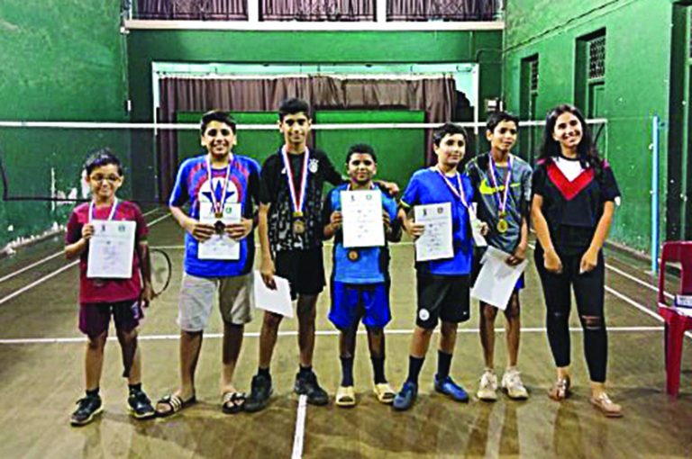 DPCG Holds Internal Badminton Tourney
