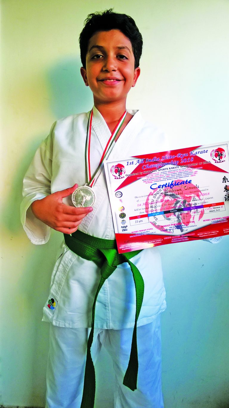 Hoshvan Wins Gold In All-India Karate Competition