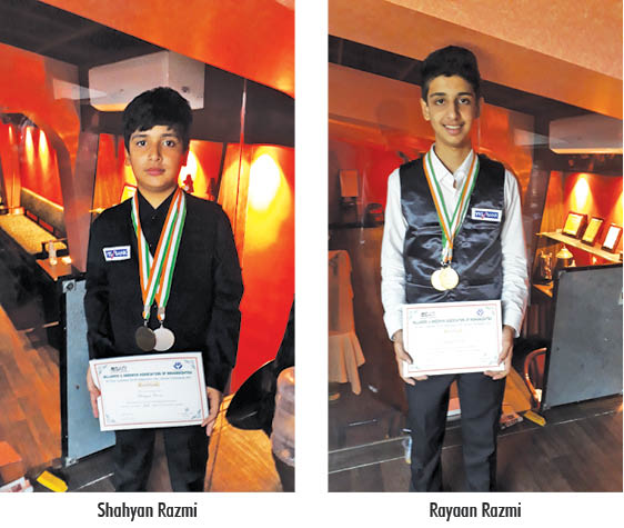 Razmi Brothers Shine  At Billiards And Snooker Championships
