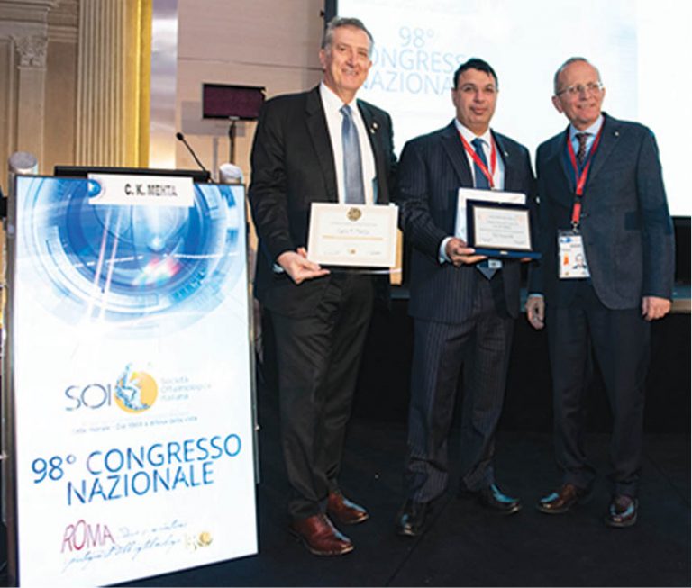Dr. Cyres Mehta Awarded SOI’s International Lecture Award