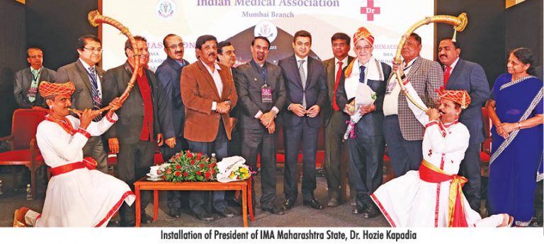 Dr. Hozie Kapadia Is First Parsi IMA State President