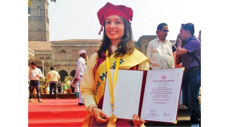 Khushnum Motafram  Awarded Gold In LLB Exams