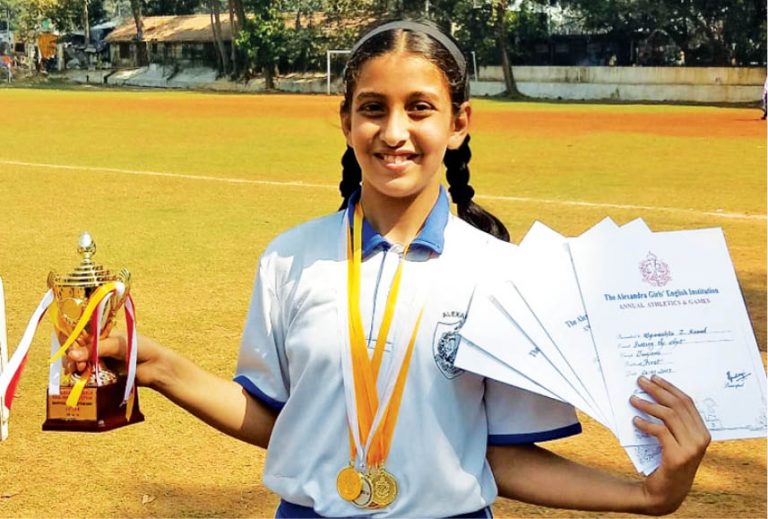 Champion Athlete Spanishta Kasad