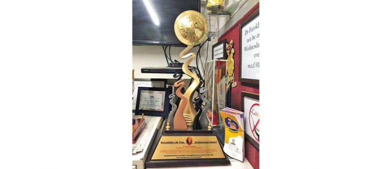 Suryadatta Lifetime Achievement Award For Dr. Farokh Master