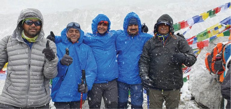 Zubin Sanjana, Sheriar Irani Summit Mt. Everest Base Camp