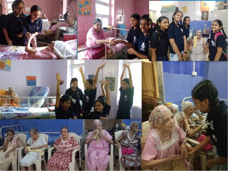 Gamadia Girls Visit Old Age Home