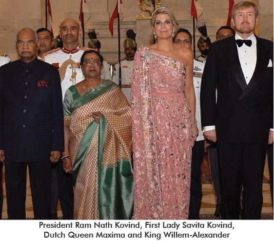 Dutch Queen Maxima Dons Parsi Gara!