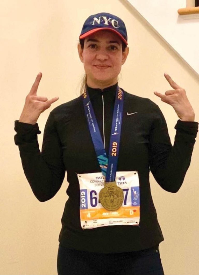 Delnaz Medora Runs NYC Marathon
