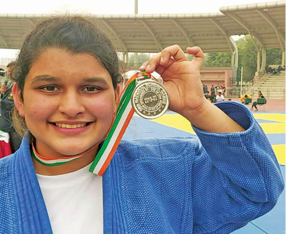 Friya Jijina Wins Silver At 65th DSO National Judo Competition
