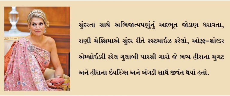 ડચની રાણી મેક્સિમાએ પહેર્યો પારસી ગારો!