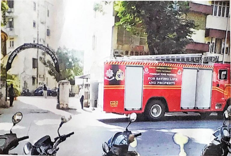 Fire At Contractor Baug, Mahim