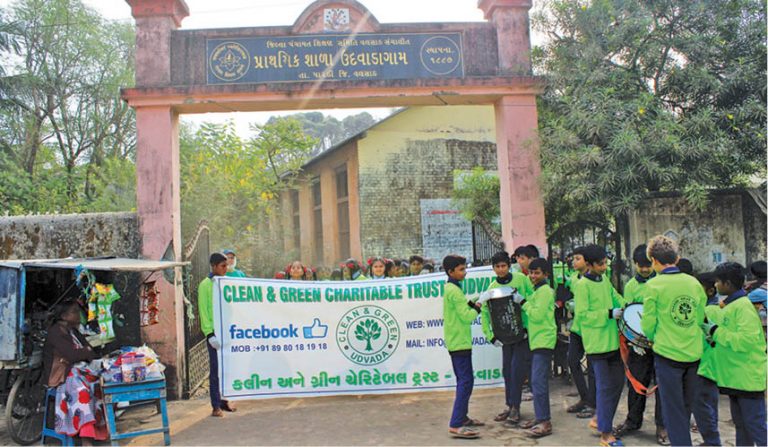 ‘Clean And Green Udvada’ Initiative Holds  Successful Cleanliness And Awareness Drive