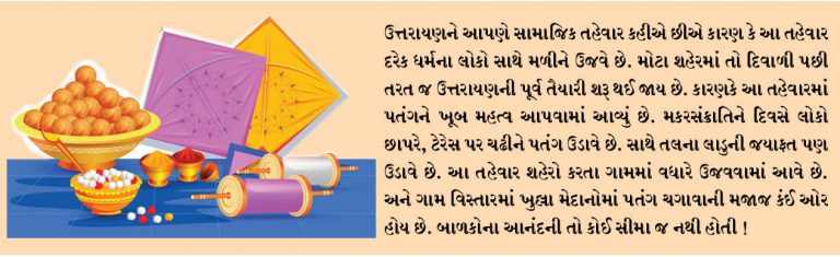 ઉતરાયણ(મકરસંક્રાતિ)! પતંગોનો મહોત્સવ!