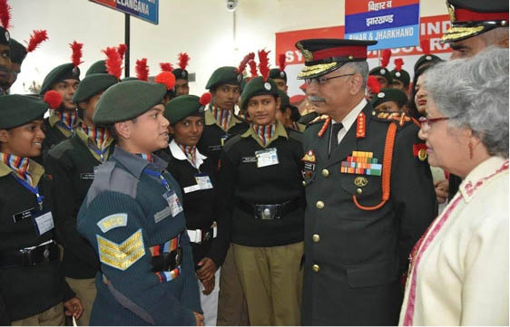 Kayomarz Ichhaporia Represents NCC