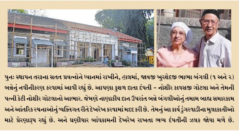 બીપીપી દ્વારા ડુંગરવાડીનું પુન:સ્થાપન