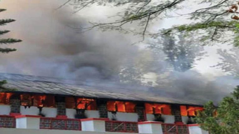 Fire Causes Extensive Damage To Billimoria High School, Panchgani