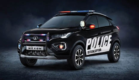 Tata Nexon Modified To Become ‘Police Interceptor’