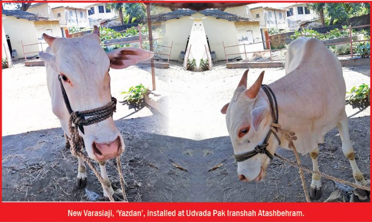 New Varasiaji, ‘Yazdan’, installed at Udvada ak Iranshah Atashbehram.