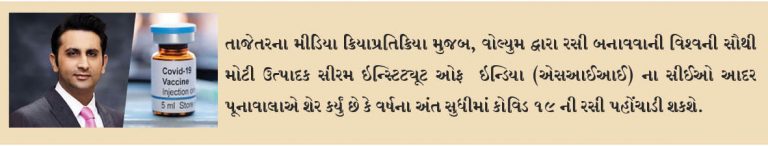 2020 ના અંત સુધીમાં એસઆઈઆઈ દ્વારા કોવિડ -19 રસી