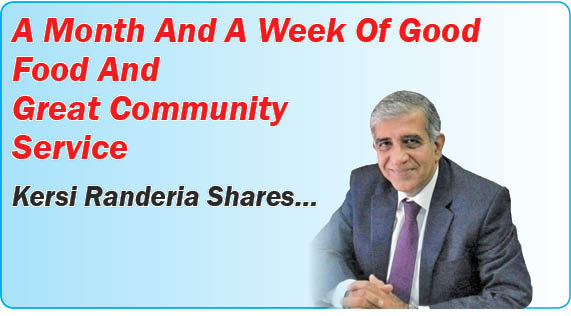 A Month And A Week Of Good Food And Great Community Service