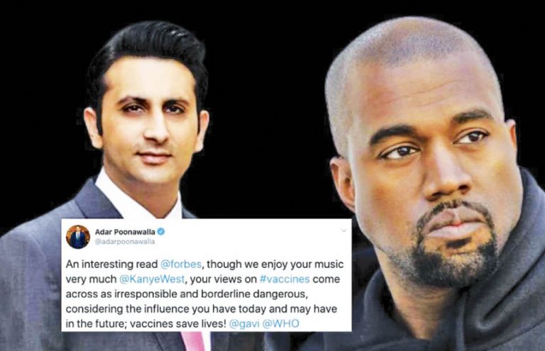 Adar-Kanye Twitter Tryst: “Your views on vaccines irresponsible,” Says Adar Poonawalla To Kanye West