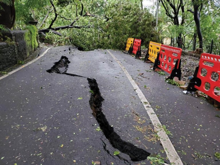 Mumbai Rains Wreak Havoc: Doongerwadi Structures Damaged