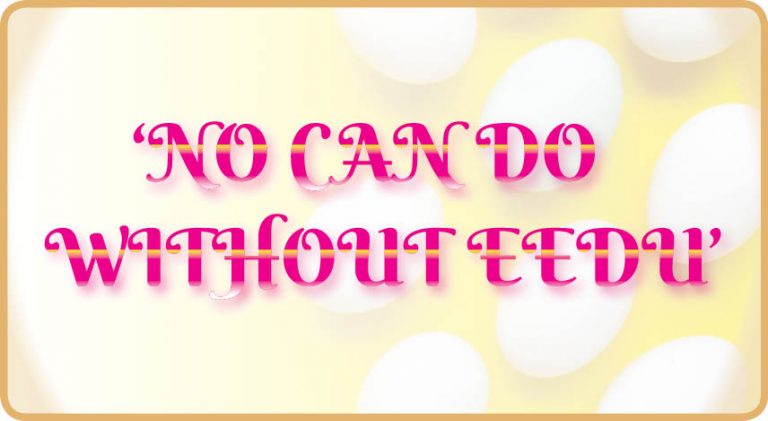 CONTEST RESULTS: ‘NO CAN DO – WITHOUT EEDU’