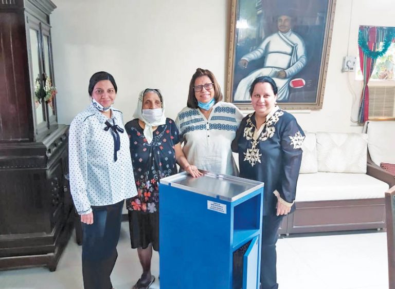 Bedside Cabinets Donated To Delighted Parukh Dharamshala Residents