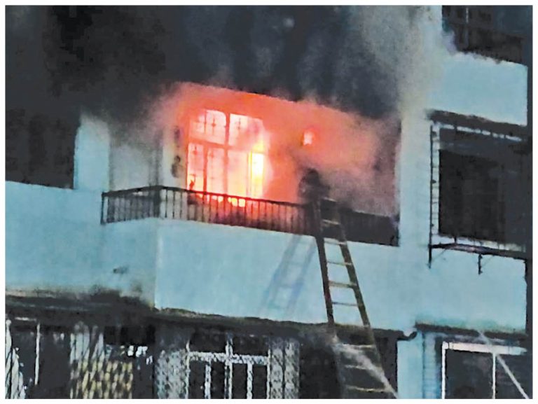 Fire At Panthaky Baug