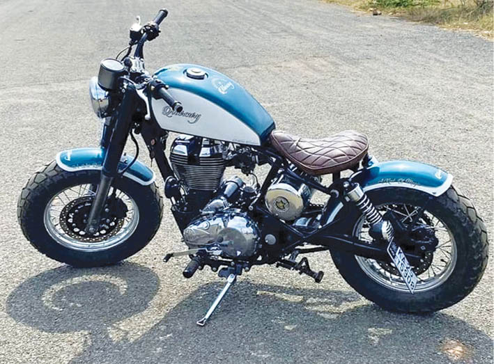 A Custom Royal Enfield Thunderbird 350 Tribute To Freddie Mercury!