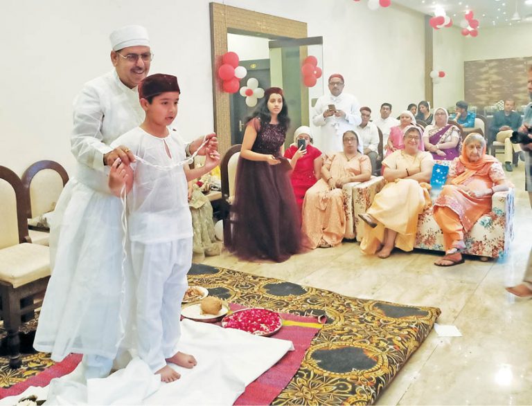Kota’s Only Parsi Family Holds Navjote