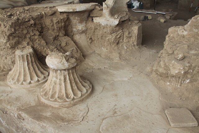 Gypsum Furniture Discovered In Ancient Agiary In Central Iran