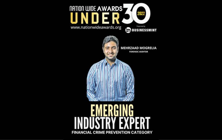 Mehrzaad Mogrelia Conferred ‘Top 30 Under 30 Emerging Industry Experts’ Recognition