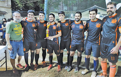 Jerbai Baug Sports League Holds Football Tournament