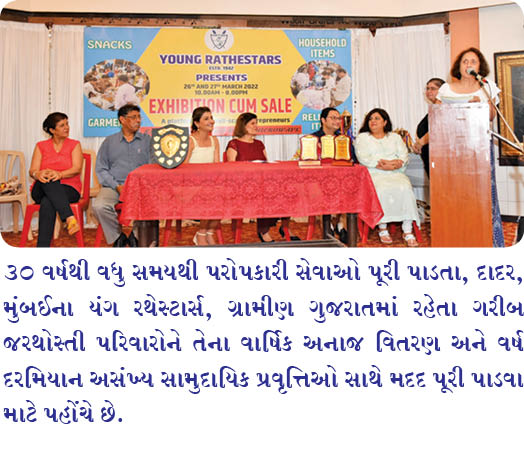 યંગ રથેસ્ટાર્સ  વાર્ષિક પ્રદર્શન કમ સેલ યોજે છે