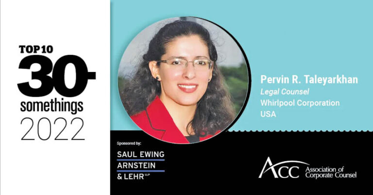 ‘ACC Top 10 30-Somethings’ Award For Pervin Taleyarkhan