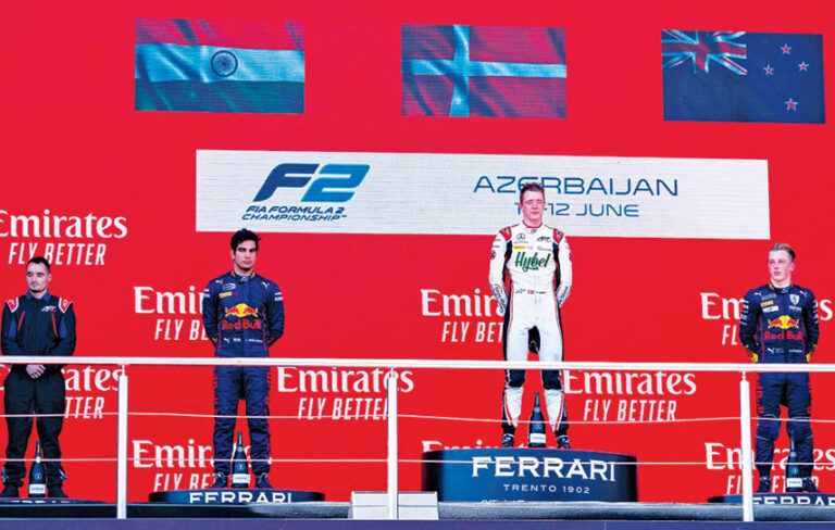 Jehan Narrowly Misses Out On Baku F2 Win