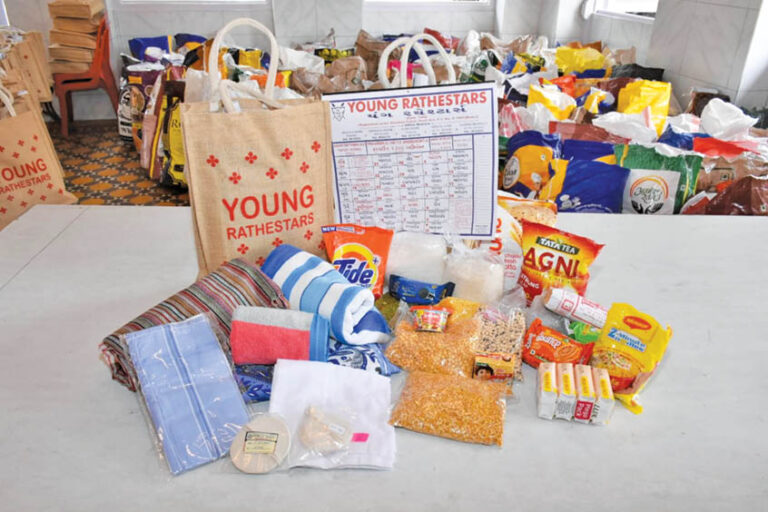 Young Rathestars Holds Annual Grain Distribution Program