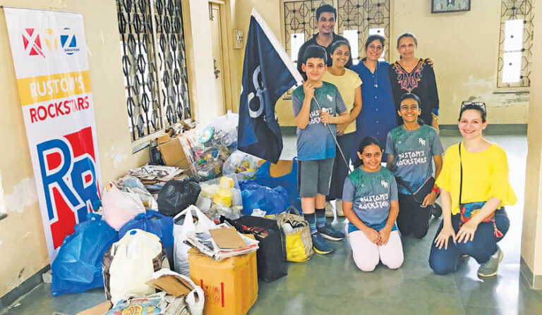 XYZ’s Rustom’s Rockstars Hold Dry Waste Collection Drive