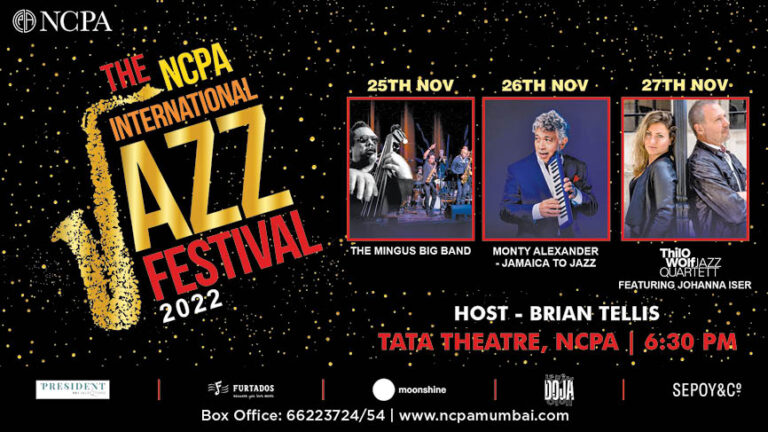 Don’t Miss NCPA’s International Jazz Festival 2022