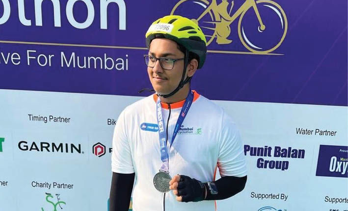 Paashin Sethna Peddles A Win In Jio Mumbai Cyclothon