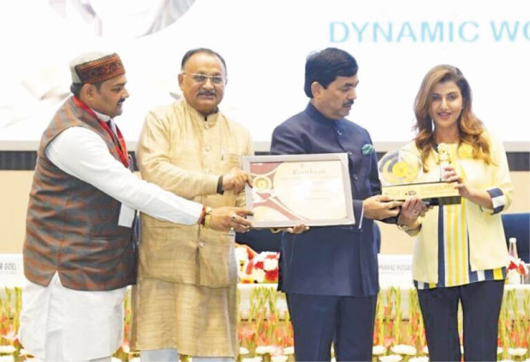 Yasmin Jal Mistry Conferred ‘Dynamic Woman Entrepreneur’ Title At The Prestigious ‘Atal Achievement Awards 2022’
